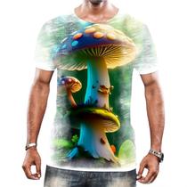 Camisa Camiseta Tshirt Natureza Cogumelos Psicodélica HD 7