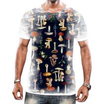 Camisa Camiseta Tshirt Natureza Cogumelos Psicodélica HD 8