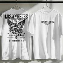 Camisa Camiseta Unissex City Of Los Angeles Blusa StreetWear Feminina Masculina 100 algodão