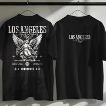 Camisa Camiseta Unissex City Of Los Angeles Blusa StreetWear Feminina Masculina 100 algodão