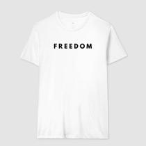 Camisa Camiseta Unissex Freedom Liberade 100 Algodão Confortavel Casual Tendencia Camisa Camiseta Unissex Freedom Liberade 100 Algodão Confortavel Casual Tendencia
