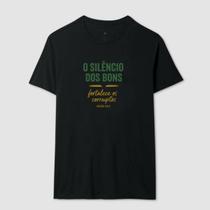 Camisa Camiseta Unissex O Silencio Dos Bons Fortalece Os Corruptos 100 Algodão Confortavel Casual Camisa Camiseta Unissex O Silencio Dos Bons Fortalece Os Corruptos 100 Algodão Confortavel Casual