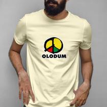 Camisa Camiseta Unissex Olodum Paz Rio de Janeiro 100 Algodão Confortavel Estilosa Casual