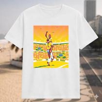 Camisa Camiseta Unissex Pelé Brasil Copa do Mundo Campeão 1970 Futebol Estádio Algodão Confortavel Estilosa Casual Camisa Camiseta Unissex Pelé Brasil Copa do Mundo Campeão 1970 Futebol Estádio Algodão Confortavel Estilosa Casual