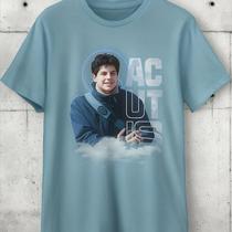 Camisa Camiseta Unissex Santo Carlo Acutis Cristã Religiosa Religião Católico Algodão Confortavel Casual