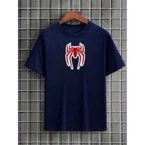 Camisa Camiseta Unissex Spider Man Aranha Feminina Masculina Blusa Homem Aranha 100 algodão