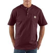 Camisa Carhartt Workwear Pocket Henley para homens Port - M
