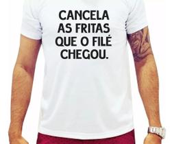 Camisa Carnaval File Chegou Frase Engraçada