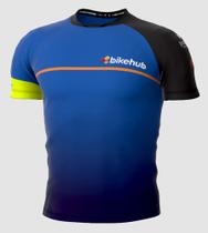 Camisa casual dryfit bikehub azul unissex