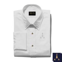 Camisa casual manga longa branca Camisa casual manga longa branca