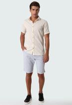 Camisa casual masculina premium linen natural