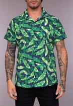 Camisa Casual Palm Leafs