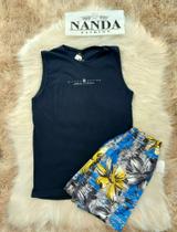 Camisa cavada tamanho G azul marinho