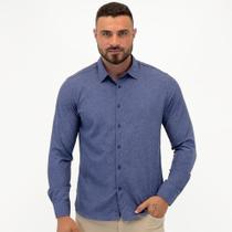 Camisa Caw Slim Manga Longa Mescla Masculina Camisa Caw Slim Manga Longa Mescla Masculina