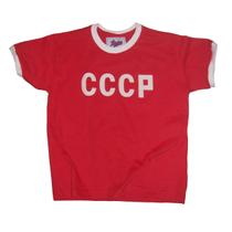 Camisa CCCP 1970 Liga Retrô Infantil Vermelha 8