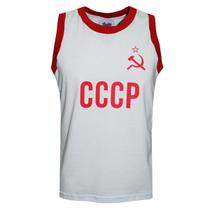 Camisa CCCP União Soviética 80s Liga Retrô Branca M