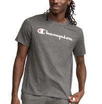 Camisa Champion Granite Heather Script Logo XL Camisa Champion Granite Heather Script Logo XL