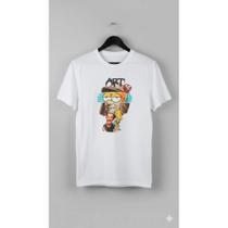 Camisa Chaves vs Simpsons Bart & Seu Madruga na Área 51