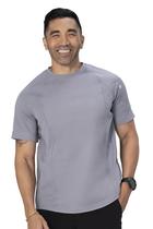 Camisa Chef Works Aryes Crew Unissex Cinza Média Camisa Chef Works Aryes Crew Unissex Cinza Média