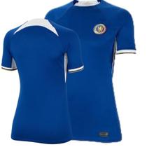 Camisa Chelsea I 23 24 Torcedor Feminina Azul