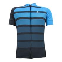 Camisa Ciclismo Advanced Cromo Azul (Ziper Total)