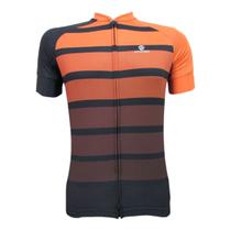 Camisa Ciclismo Advanced Cromo Laranja (Ziper Total)