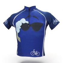 Camisa Ciclismo Advanced Infantil Eme E Eme - Azul
