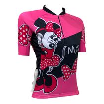 Camisa Ciclismo Advanced Infantil Minnie Mouse