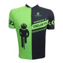 Camisa Ciclismo Advanced Respeite O Ciclista - Verde