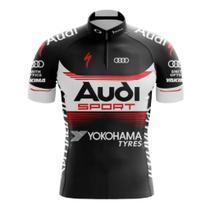 Camisa Ciclismo Audi Dry Fit Roupa Mtb Manga Curta Bike Mtb