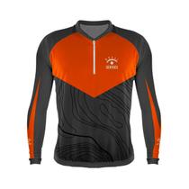 Camisa Ciclismo Bike Manga Longa Sertões S10