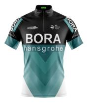 Camisa Ciclismo Bora Manga Curta Zíper Fitness Dry Fit Mtb Bike