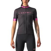 Camisa Ciclismo Castelli Gradient Light Black Feminino