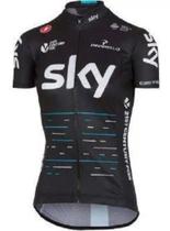 Camisa Ciclismo Castelli Men - Sky Team Preto - Original