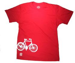 Camisa Ciclismo Casual Bike Vermelha 100% algodão