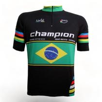 Camisa Ciclismo Classic - Champion World Brasil - Preto