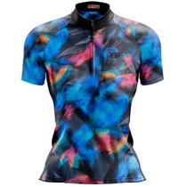 Camisa ciclismo classic estampa penas coloridas Camisa ciclismo classic estampa penas coloridas