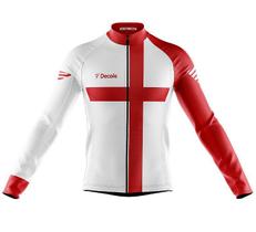 Camisa Ciclismo Copa Inglaterra Manga Longa Decole Uv Bike