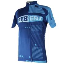 Camisa Ciclismo Curta Classic ERT Mtb Azul Com Bolsos Uv+ Camisa Ciclismo Curta Classic ERT Mtb Azul Com Bolsos Uv+