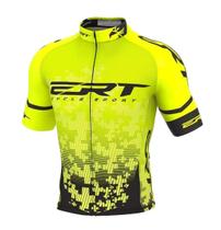 Camisa Ciclismo Elite Ert Team Amarela Slim Fit Camisa Ciclismo Elite Ert Team Amarela Slim Fit