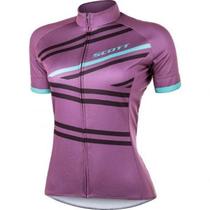 Camisa Ciclismo Endurance 30 Feminina Scott Roxa