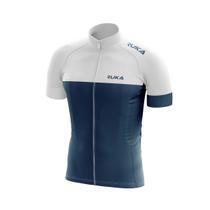 Camisa Ciclismo Fast Clean Blue - Ziper Total