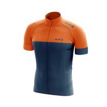 Camisa Ciclismo Fast Clean Orange - Ziper Total