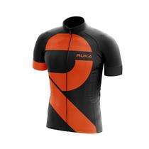 Camisa Ciclismo Fast Ruka Orange - Ziper Total - Ruka Sports