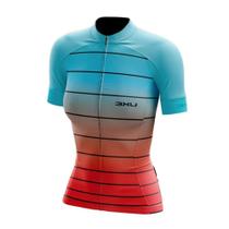 Camisa Ciclismo Fem Refactor 3Xu Martini Azul Tam G