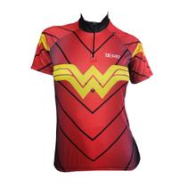 Camisa Ciclismo Feminina Be Fast Mulher Maravilha Bike Mtb Camisa Ciclismo Feminina Be Fast Mulher Maravilha Bike Mtb