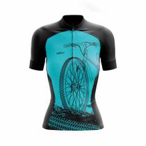 Camisa Ciclismo Feminina Bike Pro Slim Proteção Solar Ciclistas