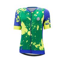 Camisa Ciclismo Feminina Brasil Mauro Ribeiro
