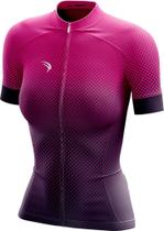 Camisa Ciclismo Feminina F015 - Ziper Full - Baby Look GG - Curta - Full