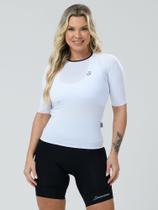 Camisa Ciclismo Feminina Fit Pro Branca Savancini (4316)